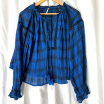 Free People Womens Cropeed Honey Grove Soft Shirt Top Blouse Sz XS - $18.99