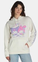 Hello Kitty Women’s My Melody &amp; Kuromi Graphic Print Hoodie Cute LARGE NWT - $37.12