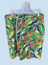Columbia Mens Fish Themed Pfg Omni Shield Drawstring Colorful Shorts Size 36 - £22.67 GBP