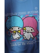 Sanrio Little Twin Stars Reach For The Stars T Shirt Size Adult Small - £19.71 GBP