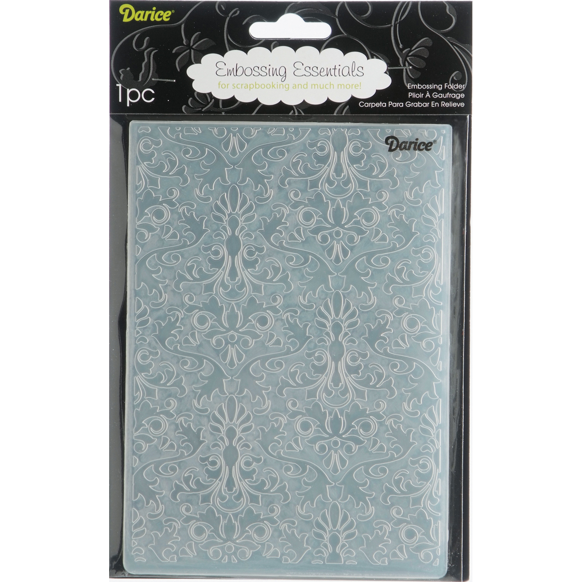 Embossing Folder Damask Background 5 X 7 Inches - $22.00