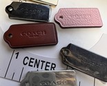 COACH Bag Hang Tag / Key Chain / authentic 2in x *1in  approximate pick one - $18.36+