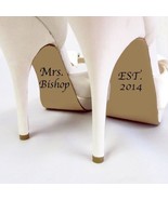 Name and Established Date Wedding Shoe Decals - £4.62 GBP