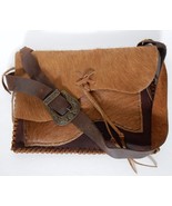 TELLURIDE Cowhide Cowhair Leather Purse Handbag Messenger Crossbody CO - £62.37 GBP