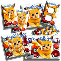 Inspired By Pokemon Pikachu Red Cat Light Switch Outlet Wall Plate Room Hd Decor - £13.66 GBP+