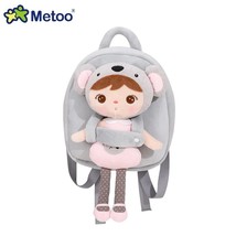 Metoo 3D  Plush Kids Backpack Toys Koala  Doll  Boys And Girls School Mini Bags  - £116.73 GBP