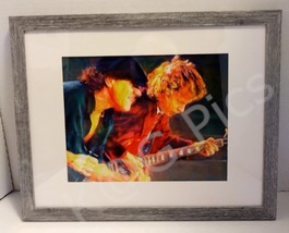 Framed AC/DC Jamming Photo (Frame Included) Free Shipping - £38.55 GBP