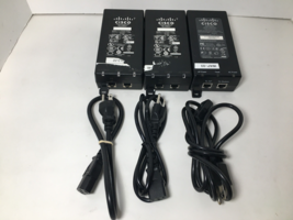 Lot of 3 Cisco Aironet Power Injector DPSN-35FBA 341-0212-01 Tested w/AC Cables - $25.47