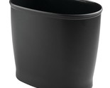 mDesign Plastic Oval Small 2.25 Gallon/8.5 Liter Trash Can Wastebasket, ... - £34.44 GBP
