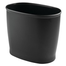 mDesign Plastic Oval Small 2.25 Gallon/8.5 Liter Trash Can Wastebasket, Garbage  - £34.35 GBP