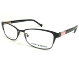Lucky Brand Eyeglasses Frames D119 BLACK Gold Pink Cat Eye Wire Rim 53-1... - $37.20