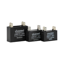Square Run Capacitors 250/450V Everwell® - $15.60 CAD