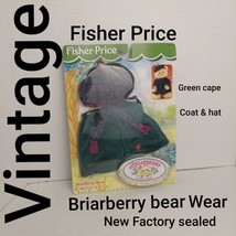 Brand New Vtg Fisher Price Briarberry Collection Bear Wear Outfit 1999 Sealed - £14.16 GBP