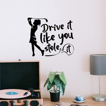 Drive it Like You Stole it Vinyl Decal Sticker Custom Wall Mural Art Dec... - $9.79