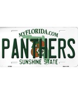 Panthers Florida State Background Metal License Plate Tag (Panthers) - £11.95 GBP
