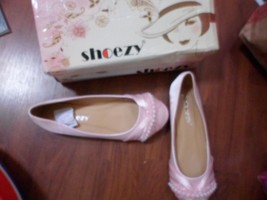 SHOEZY Womens pink satin ballet flats Evening Bridal Party Dress new sz6m - $13.75