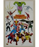 1989 Marvel Poster:Spiderman,Avengers,X-Men,Punisher,Hulk,Thor,IronMan,W... - £27.91 GBP