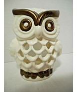 Better Homes and Gardens Ceramic Owl Bird Tealight Holder Cut-outs on Tu... - £15.06 GBP