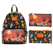 Loungefly Disney Winnie The Pooh Glow in the Dark Backpack + Wallet Set - £79.63 GBP