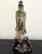 Vintage Chinese Soap Stone Hand Carved Figurine - £153.68 GBP