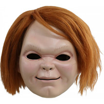 Child&#39;s Play 6: Curse of Chucky Chucky Plastic Mask w/ Hair - £52.23 GBP