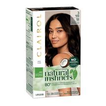 Natural Instincts Clairol Non-Permanent Hair Color - 3 Brown Black - 1 Kit - £11.70 GBP