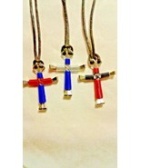 Horseshoe wired nail cross w/ various color&#39;s - £9.55 GBP