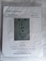 NEW Tender Touch Stitches Cross Stitch Kit Woman&#39;s Work 3 7/8 x 13 1/2 B... - $19.99