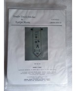 NEW Tender Touch Stitches Cross Stitch Kit Woman&#39;s Work 3 7/8 x 13 1/2 B... - £15.92 GBP