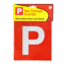 CO3 See Through P Plate - Red - £23.86 GBP