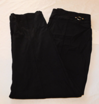 Jenna Rose Women&#39;s Ladies Size PM Petite Medium Pants Black Casual Slack... - $39.59