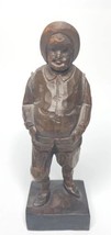 Vintage OURO Carved Wooden Statue of a Man from Spain NO. 1022 U99 - £15.97 GBP