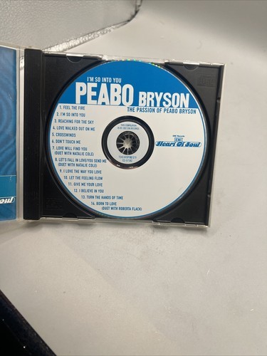 Heart Of Soul  Peabo Bryson I Am So Into You  CD 1997 Item image 4