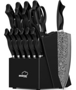 15 Pieces Kitchen Knife Set with Built in Sharpener - £183.64 GBP