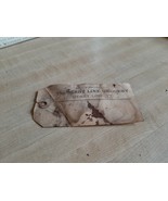 Antique Shipping Hang Tag Label DERBY LINE GROCERY, VERMONT VT - $4.99