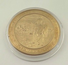 November 15, 1806 Zebulon Pike Sights Pike&#39;s Peak Franklin Mint Bronze Coin - £9.52 GBP