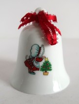 Vtg Hallmark Keepsake 1988 Sisters White Porcelain Bell Ornament Christm... - $222.74 MXN