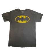 Batman Mens Medium Black Short Sleeve T-Shirt Logo Front - $13.33