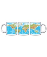 World Physical Map Mug - £14.29 GBP