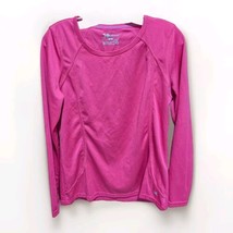 Women&#39;s Xersion Athletic Fitted Quick-Dri Shirt Sz Med Hot Pink Long Sle... - $11.88