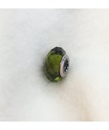 Great for Gift Pandora FASCINATING OLIVE GREEN Murano Glass Bead - £12.58 GBP