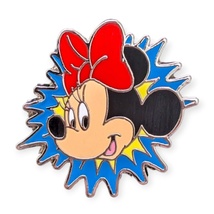 Minnie Mouse Disney Pin: Blue Starburst - $9.90