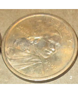 2000-P SACAGAWEA ONE DOLLAR US LIBERTY GOLD TONED COIN PHILADELPHIA E Pl... - $2,127.95 MXN