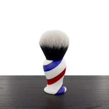 Yaqi R1734 Barber Handle Tuxedo Synthetic Shaving Brush - £18.86 GBP