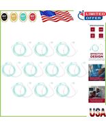 Premium 10-Pack Adult Nasal Cannulas: 7 ft Lightweight Kink-Resistant Tu... - $37.18 CAD