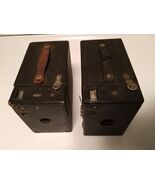 TWO (2) VINTAGE KODAK BOX CAMERAS - $14.24