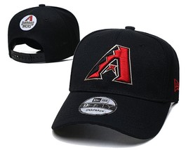 MLB-Arizona Diamondbacks Baseball Cap adjustable  New Era  9FIFTY Black Hat - $458.46 MXN