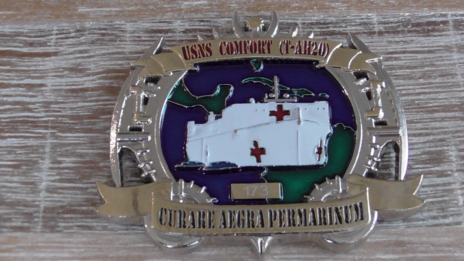 USN USNS Comfort T-AH20 Serialized #173 FCPOA Challenge Coin #147Y - $58.40