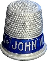 John W. Smith for Mayor Collectible aluminum Thimble - £11.55 GBP