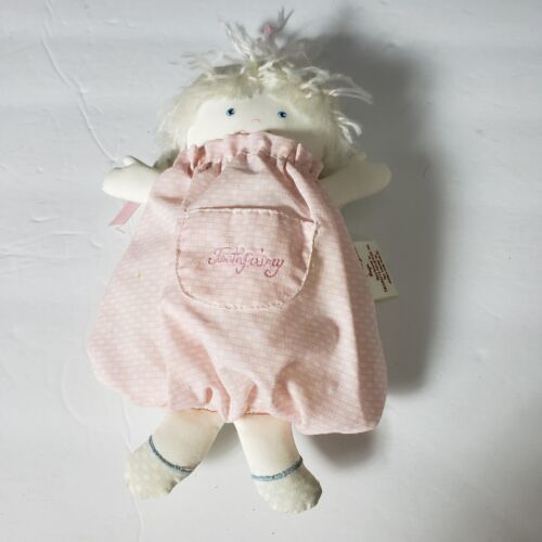 RARE! Doll By Pauline Tooth Fairy Plush Doll Stuffed Cute Pink fairy by